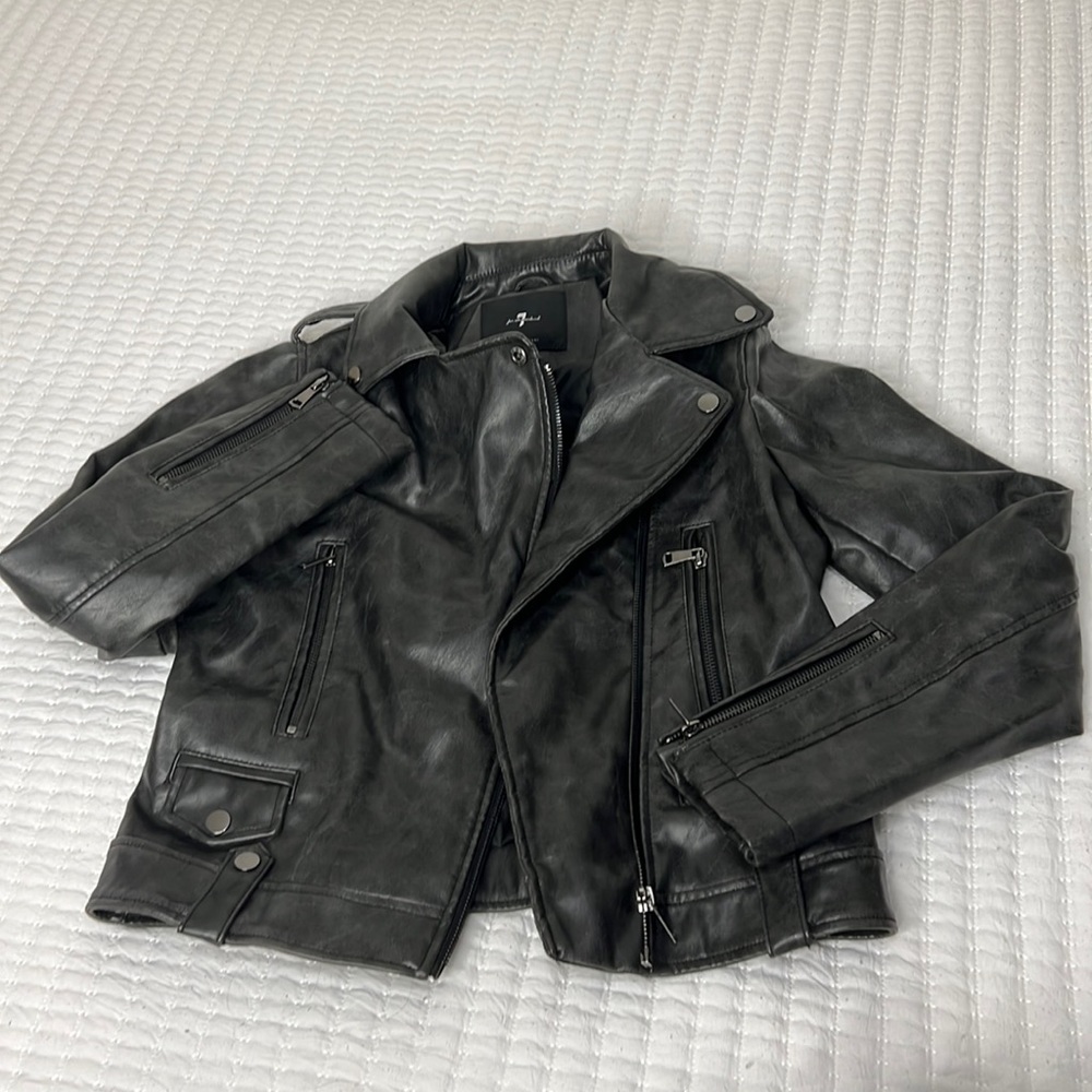 7 for All Mankind Moto Leather Jacket